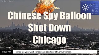 Chicago Spy Balloon Shot Down