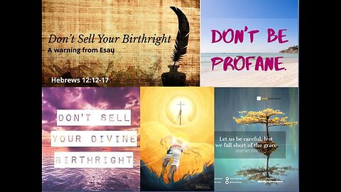 Ps Suzy Antoun-Don't sell your birthright