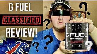 G Fuel “CLASSIFIED” Flavor REVIEW!