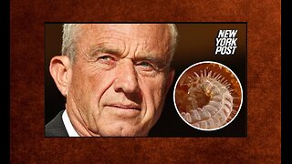 ❓RFK Jr. said doctors found a dead worm 🪱in his head after it ate part of his brain
