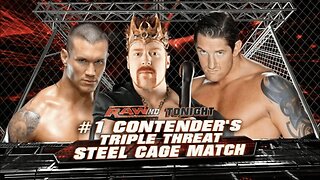 Randy Orton vs Sheamus vs Wade Barrett - #1 Contender's Steel Cage Match (Full Match)