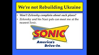 Rebuilding Ukraine: Hard Pass