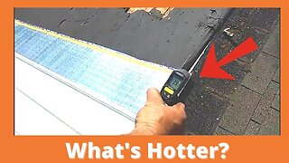 Temperature Metal Vs Shingle Roof