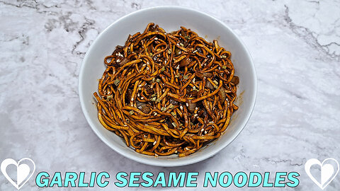 Garlic Sesame Noodles | Easy & Delicious Recipe TUTORIAL