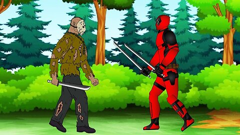 Deadpool 3 vs Jason Vorhees - Drawing cartoons 2