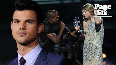 Taylor Lautner thought Kanye West's Taylor Swift VMAs interruption was a 'skit'