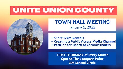 Unite Union County: Town Hall Meeting January 2023