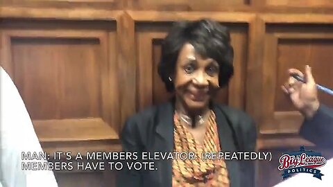 Maxine Waters-The Victim Of Her Own Advice-Push Back Wherever They Are