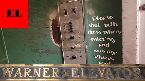 AMAZING 1930s Gated Warner Traction Elevator - OP Jenkins Furniture (Knoxville, TN)