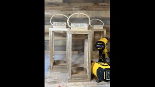 Great CRAFT idea to SELL! Making wooden lanterns
