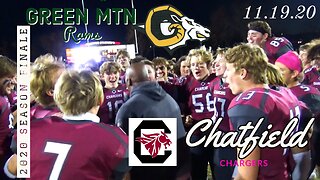 Chatfield vs Green Mountain FULL GAME 11.19.20 - Class of 21 Final Game - High School Football