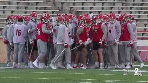 Terps football's Trader Jr. joins lacrosse team to help title defense