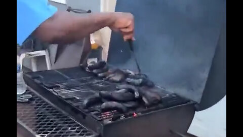 Man's BBQs Chicken Is Totally Burned! #Fail #funny #video