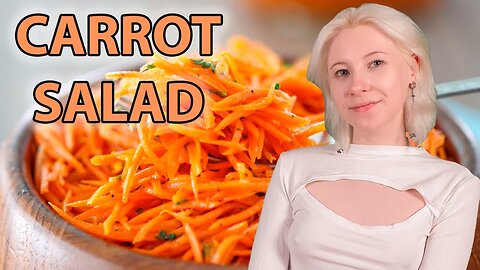 Carrot Salad is a quick and easy lunch idea