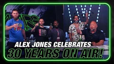 Alex Jones Celebrates On Air! info Wars show