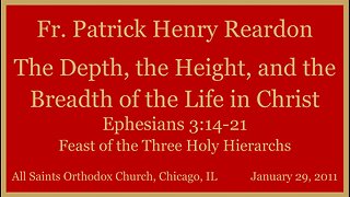 The Depth, the Height, and the Breadth of the Life in Christ