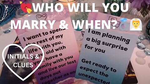 💘WHO WILL YOU MARRY & WHEN?💍👰💒✨FIREWORKS & HAPPINESS💐🪄💘COLLECTIVE LOVE TAROT READING ✨