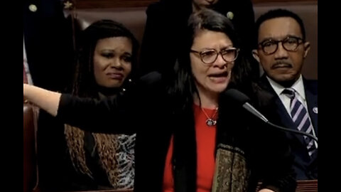 Rashida Tlaib breaks down in tears over Ilhan Omar being removed from the Foreign Affairs Committee.