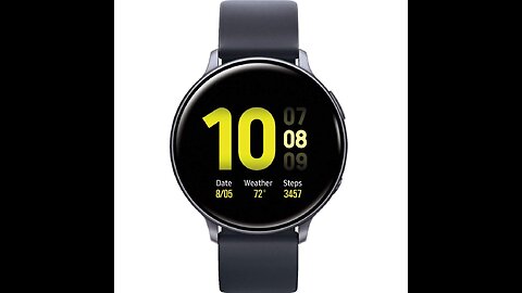 Samsung Galaxy Watch Active2 Bluetooth Smartwatch, Aluminum, 44mm, Black (SM-R820NZKCXAR) (Rene...