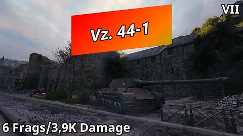 Vz. 44-1 (6 Frags/3,9K Damage) | World of Tanks