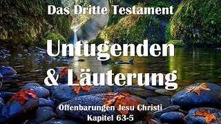 Untugenden, Verirrungen, Läuterung und Vergeistigung... Jesus erklärt ❤️ Das 3. Testament Kapitel 63-5