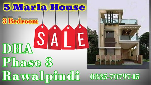 5 Marla House for Sale in DHA Phase 3 Rawalpindi