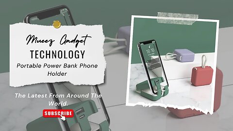Portable Power Bank Phone Holder | Link in description
