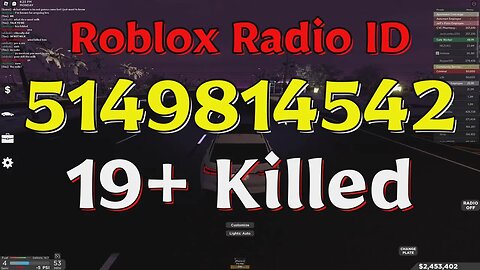 Killed Roblox Radio Codes/IDs