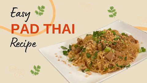 Chicken Pad Thai Recipe | Homemade Takeout