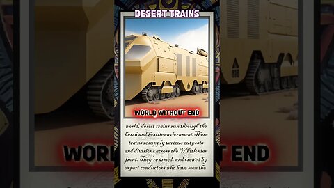 Desert Trains: Original Dark Fantasy/Sci-Fi Fictional RPG/Story World #short #lore video