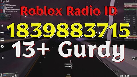Gurdy Roblox Radio Codes/IDs