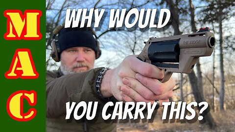 Why do people carry this gun? Taurus Judge performance.
