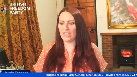 British Freedom Party General Election LIES - Jayda Fransen LIVE 24 May 2024