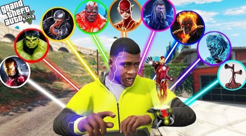 GTA 5 - Franklin Try New Avengers Watch To join Avengers in GTA 5