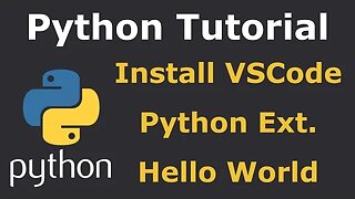 VSCode Python Tutorial - Hello World Script - Python Extensions