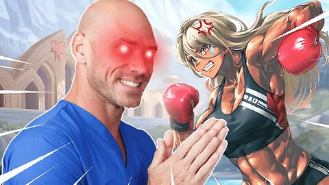 Johnny Sins Plays a Fighting Game + Anime Moments