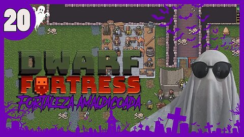 Dwarf Fortress - Fortaleza Amaldiçoada #20 - Um titã destruindo a base todo dia! [Gameplay PT-BR]