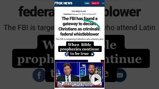 FBI Will Label Christians Terrorists #fbi #christian #terrorist #America #Bibleprophecy #Bible