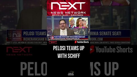 Pelosi Teams Up With Schiff For California Senate Seat! #shorts