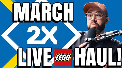 LIVE LEGO March Double VIP HAUL!