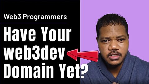 Are Your A Web3 Developer Or Programmer? Get Your .web3dev Domains Asap!