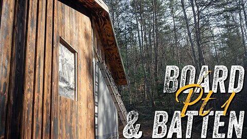 OFF GRID TIMBER FRAME CABIN EXTERIOR BOARD & BATTEN | WOODWORK