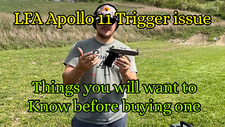 Live Free Armory Apollo 11 Trigger issues Things you should know before buying one #Rumble #America