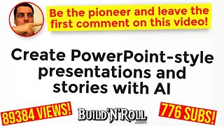 🪧 Create PowerPoint-style presentations and stories with AI