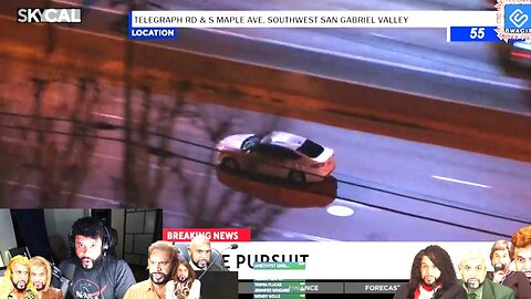 Live POLICE CHASE!! California