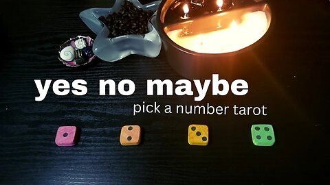 Maybe Yes No Pick a Number Tarot Card Reading