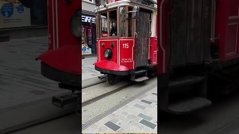 love the old trams in Istanbul