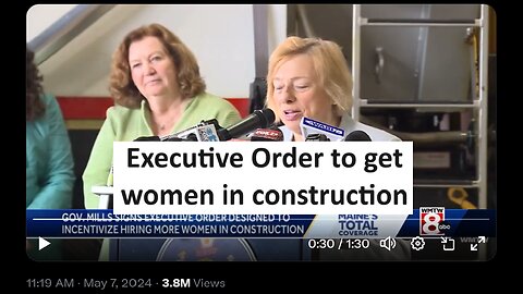 Executive order to get women in construction