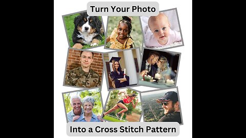 YOUR PHOTO TO CROSS STITCH Pattern by Welovit | welovit.net | #welovit