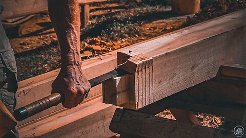 OLD SCHOOL HAND TOOLED TIMBER FRAME WORKSHOP EP4